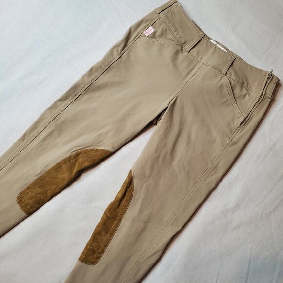 Tailored Sportsman Girls Size 16 Trophy Hunter Riding Breeches Beige - Picture 1 of 10